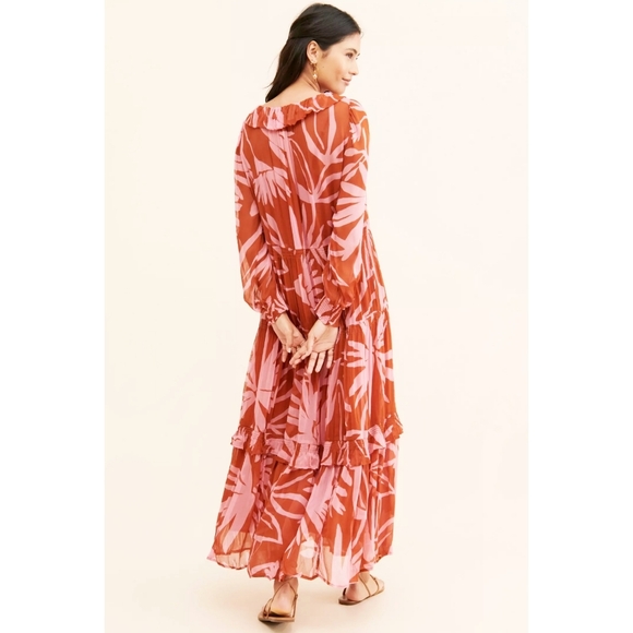 Anthropology Marais Chiffon Maxi Dress - Picture 3 of 5